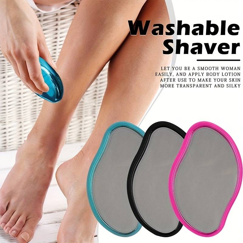 Crystal Hair Removal Device, Nano Glass Sanding Device, Crystal Physical Hair Removal Eraser, Glass Hair Remover Painless Epilator, Easy Cleaning Reusable Body Care Depilation Tool Crystal Hair Removal Device, Nano Glass Sanding Device, Crystal Physical Hair Removal Eraser, Glass Hair Remover Painless Epilator, Easy Cleaning Reusable Body Care Depilation Tool